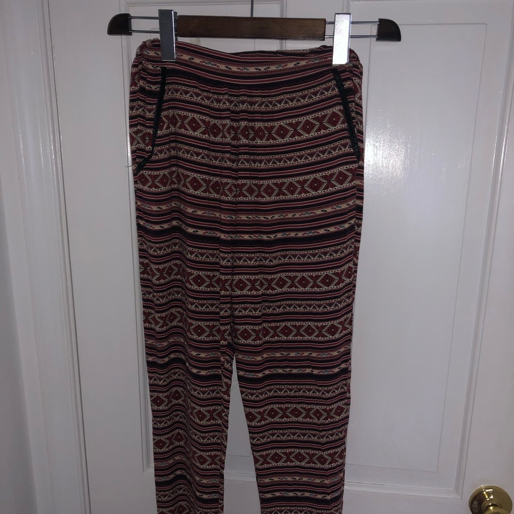 Aztec Print Skinny Fit Pants - Picture 2 of 3